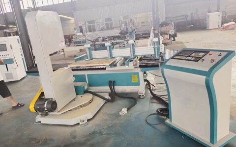 木工機械電腦帶鋸機圖片視頻
